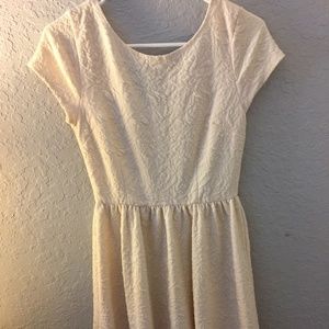 Cream White Dress